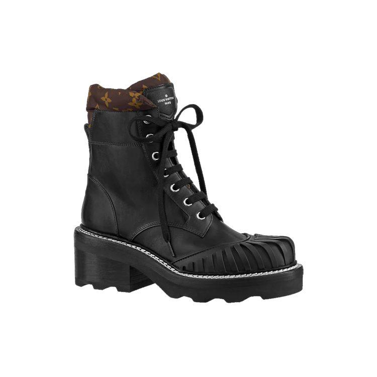 Louis Vuitton Beaubourg Louis Vuitton LV Ankle Boots Women's Black 1A94N4