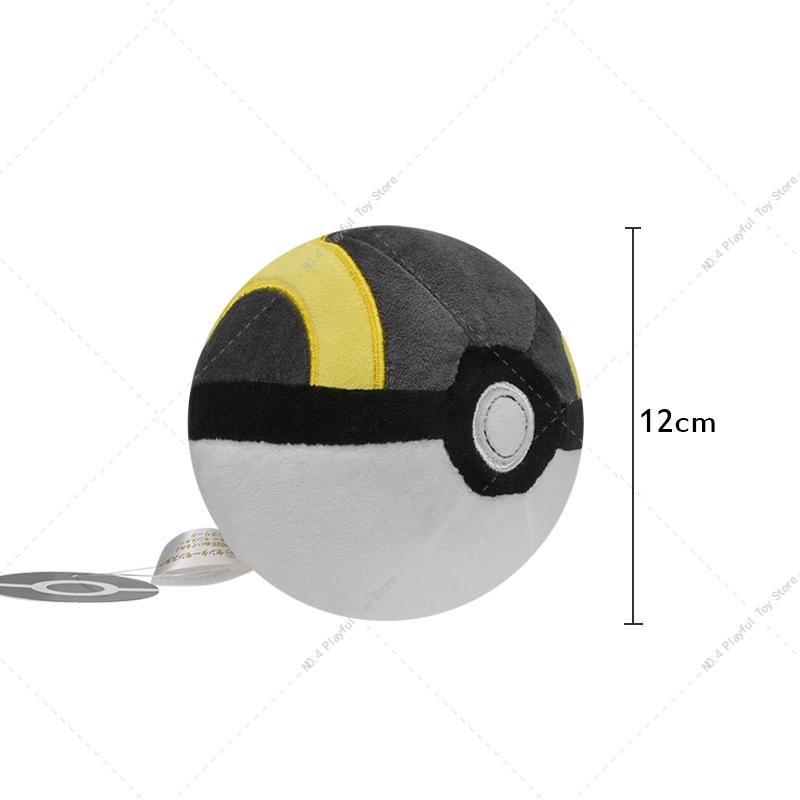 

9 Styles Pokemon Plush Toy Poké Ball Ultra Master Ball Strange Ball Dusk Ball Beast Ball Hisuian Ultra Ball Soft Stuffed Toys