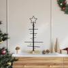 Metal Christmas Tree Black 59.5 cm Powder Coated Steel