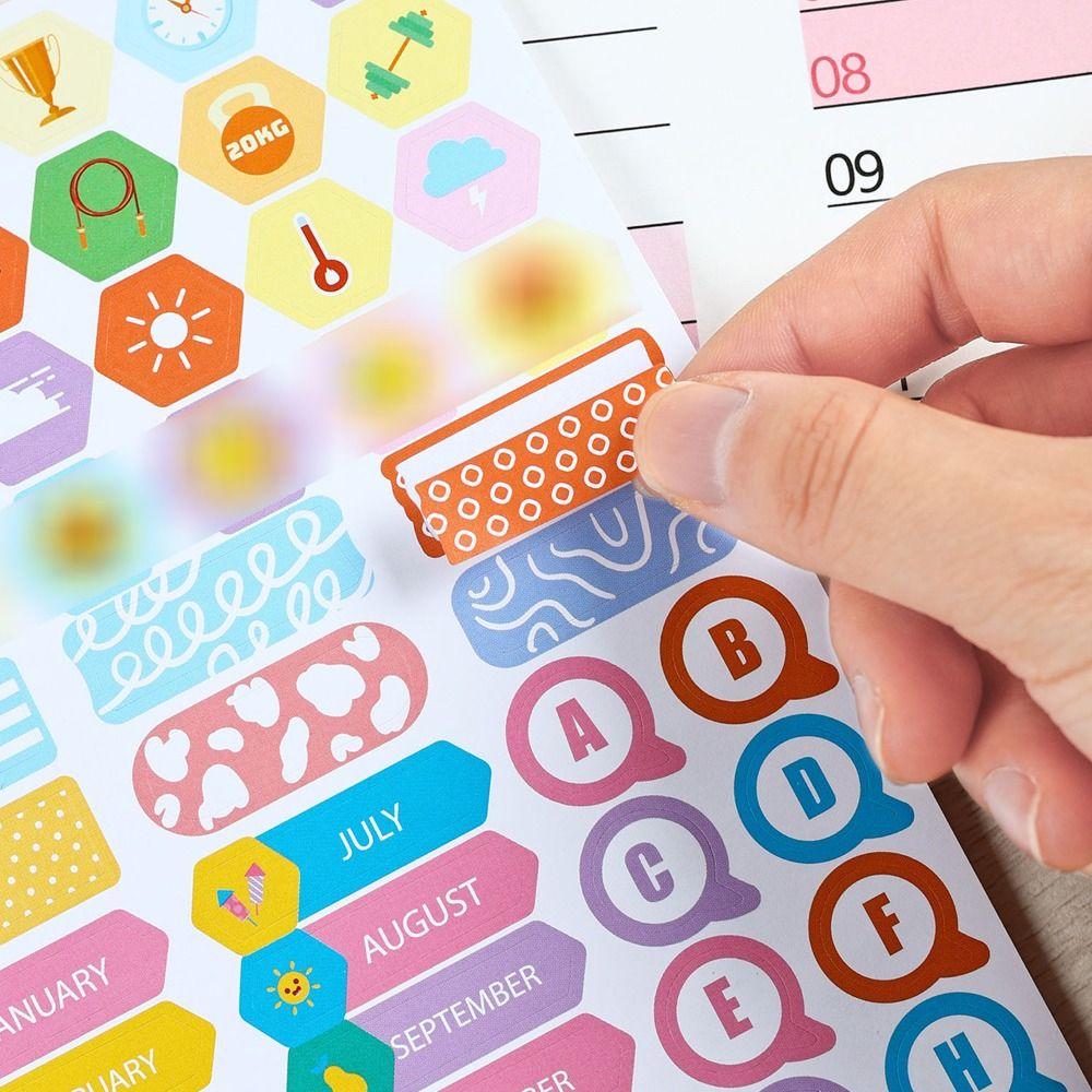 Velký nástěnný kalendář plánovač samolepka seznam úkolů nový 365denní plánovací list kancelářské potřeby