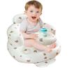 Babybadekar Badekar Babybadekar med Badekar Passer for Aldre 6 til 24 Kompakt Oppbevaring Stol, Stol, Stol, Brett, Matte, Oppblåsbar, Måneder, Sklisikkert Design,