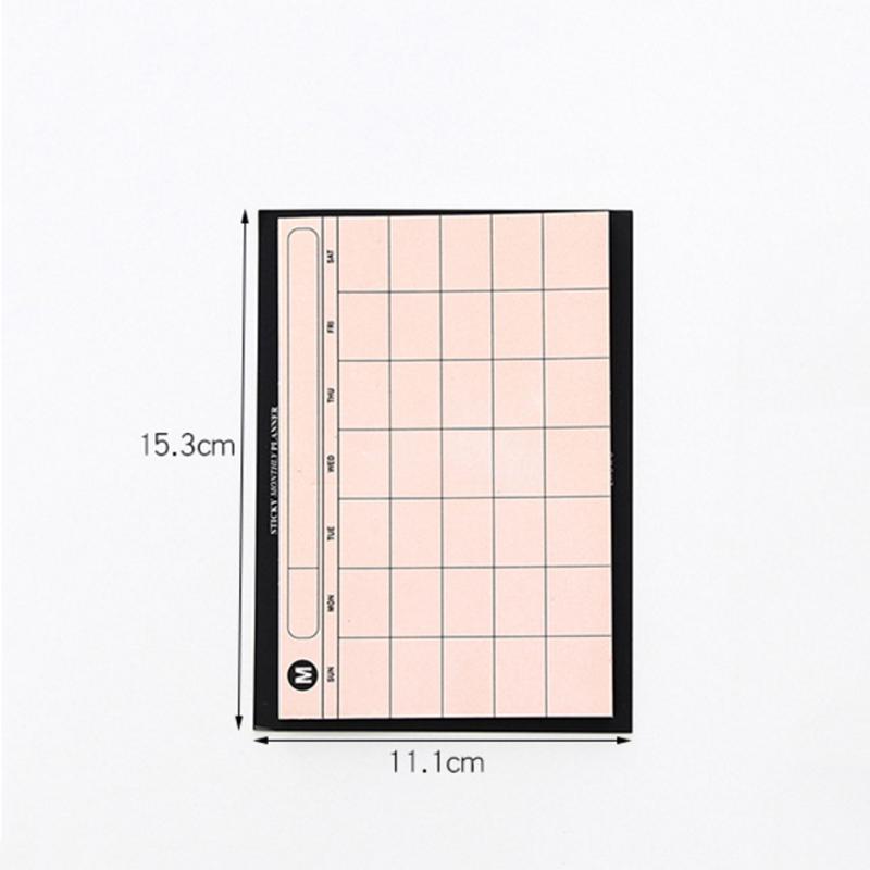 Buy Weekly Kawaii Notepad Stationery 30sheets Memo Pad Sticky Note