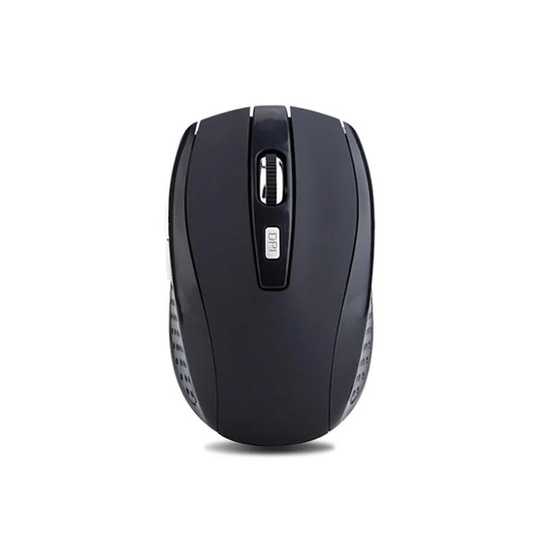 Wireless Mouse Ergonomics Mouse 2.4GHz USB Portable Mobile Optical Office Mouse Adjustable 1600DPI Levels For PC Laptop Computer