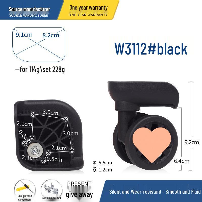 Universal Replacement Wheels for Suitcases and Trolley Cases