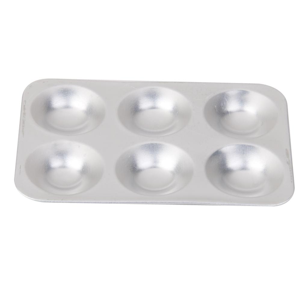 Aluminium Alloy Paint Tray Palettes Plastic for DIY Craft Professional Art Painting