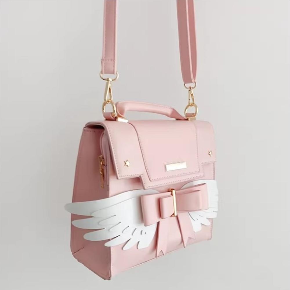 Wing Bow JK Bag Lolita Japan Bolsos mujer Versatile Crossbady Bags for Woman Large Capacity Sac Femme Bolsas 2026 New Bolsa