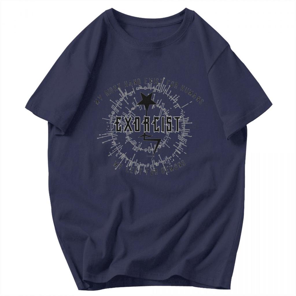 Men T Shirt Exorcist Japanese Horror Film Pops Y2K Graphic Anime Unisex Tops T Shirts