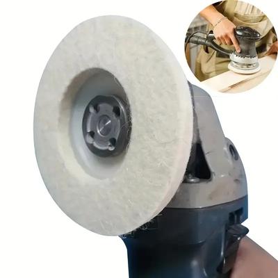 1Pc 100mm Wool Polishing Wheel Buffing Pads Angle Grinder Wheel Felt Polishing Disc For Metal Marble Glass Ceramics Dropshipping