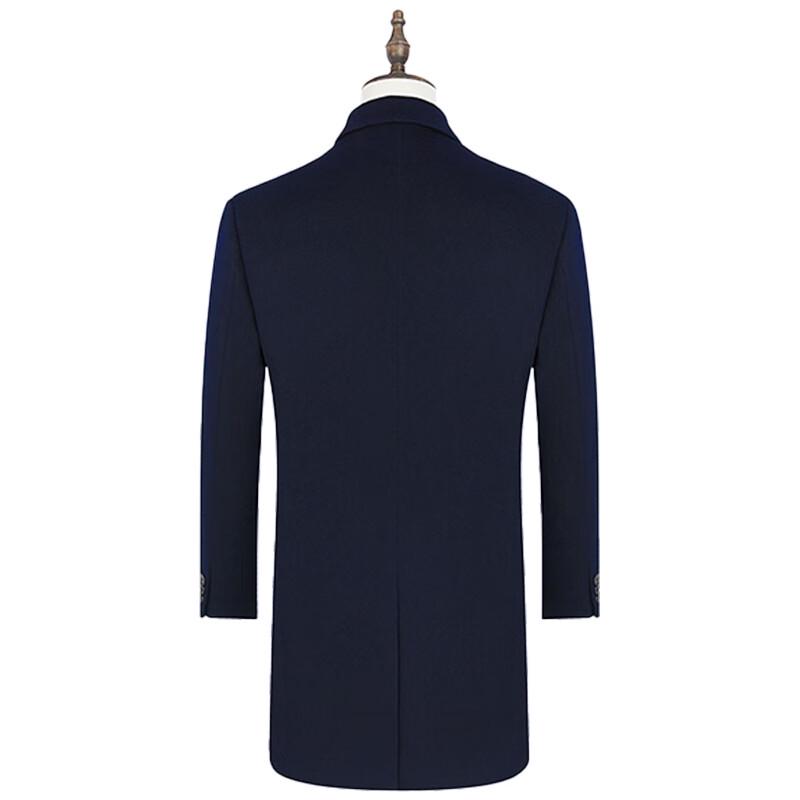 Eoth Men's 100% Merino Wool Business Overcoat