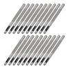 20pcs Leather Hole Punch Professional Carbon Steel Leather Hollow Punch Tool for Leather Gasket Belt Fabric Paper Plastic