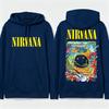 Bluza z kapturem Wszystkie albumy Mężczyźni Kobiety Zespół NIRVANA Grafika Luźne bluzy z kapturem Kieszeń Streetwear Pulower Dres Damska Męska Odzież