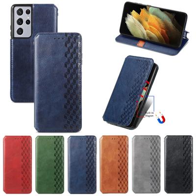Suitable for Samsung S21 Ultra Phone Case TPU Leather All-inclusive Solid Color GalaxyS20 FE Protective Leather Case