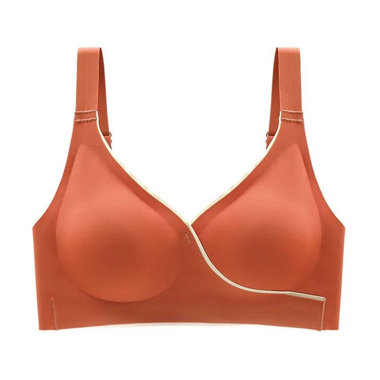 Latexová podprsenka pro ženy Bezešvé spodní prádlo Bez ocelového prstenu Shromážděte Sportovní Krása Push Up Sexy spodní prádlo Bralette Plus Size