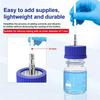 ABGR-GL45 304 Stainless Steel Safety Bottle Cap, Large Size,8-10Mm For Laboratory Use Diameter