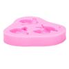 3pcs Animal Head Shape Fondant Pattern Molds Mixed Shape Cake Decoration Molds  For DIY Cake Fondant