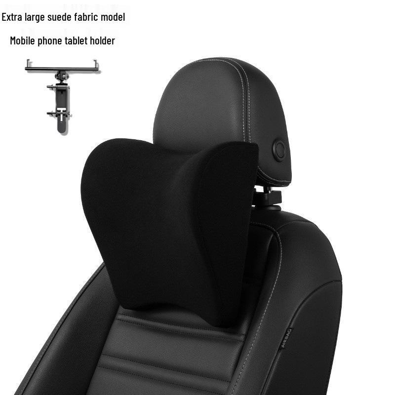 Memory Foam Car Seat Headrest & Lumbar Support Cushion Set