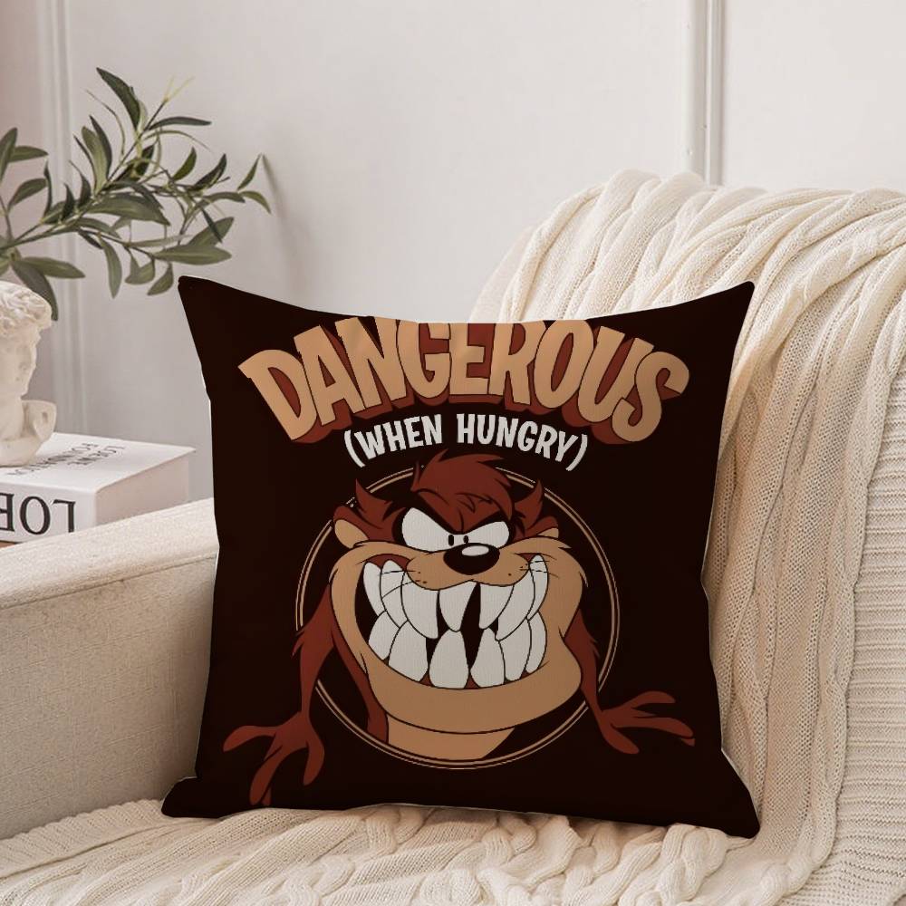T-Tasmanian Devil Pillow Case Home Decor Throw For Sofa Bed Car Room Decor Gift Idea
