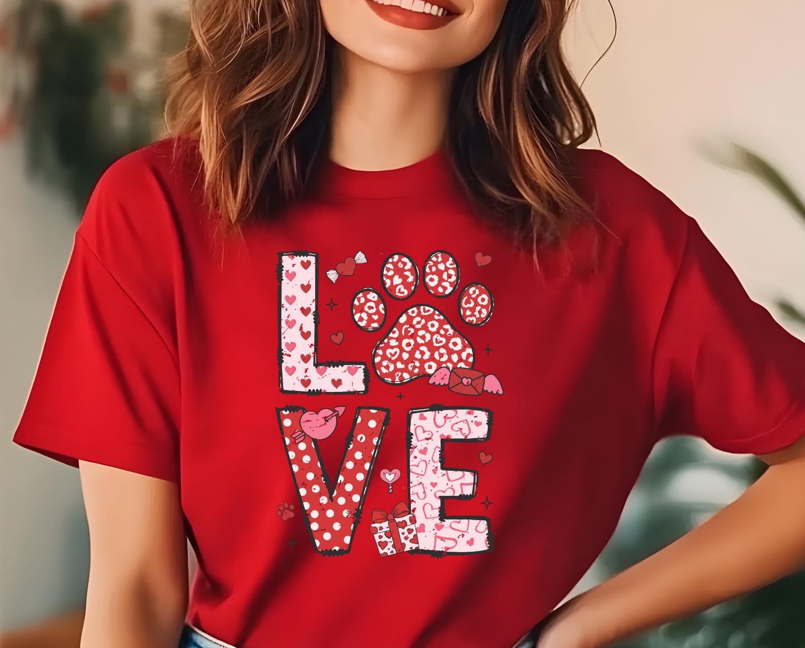 Dog Mom Valentine Shirt For Dog Mama Tshirt Dog Mom Tee shirt Valentine Dog T Shirt Dog Mama Women Shirt Dog Mom Coquette Tshirt MORE COLORS L