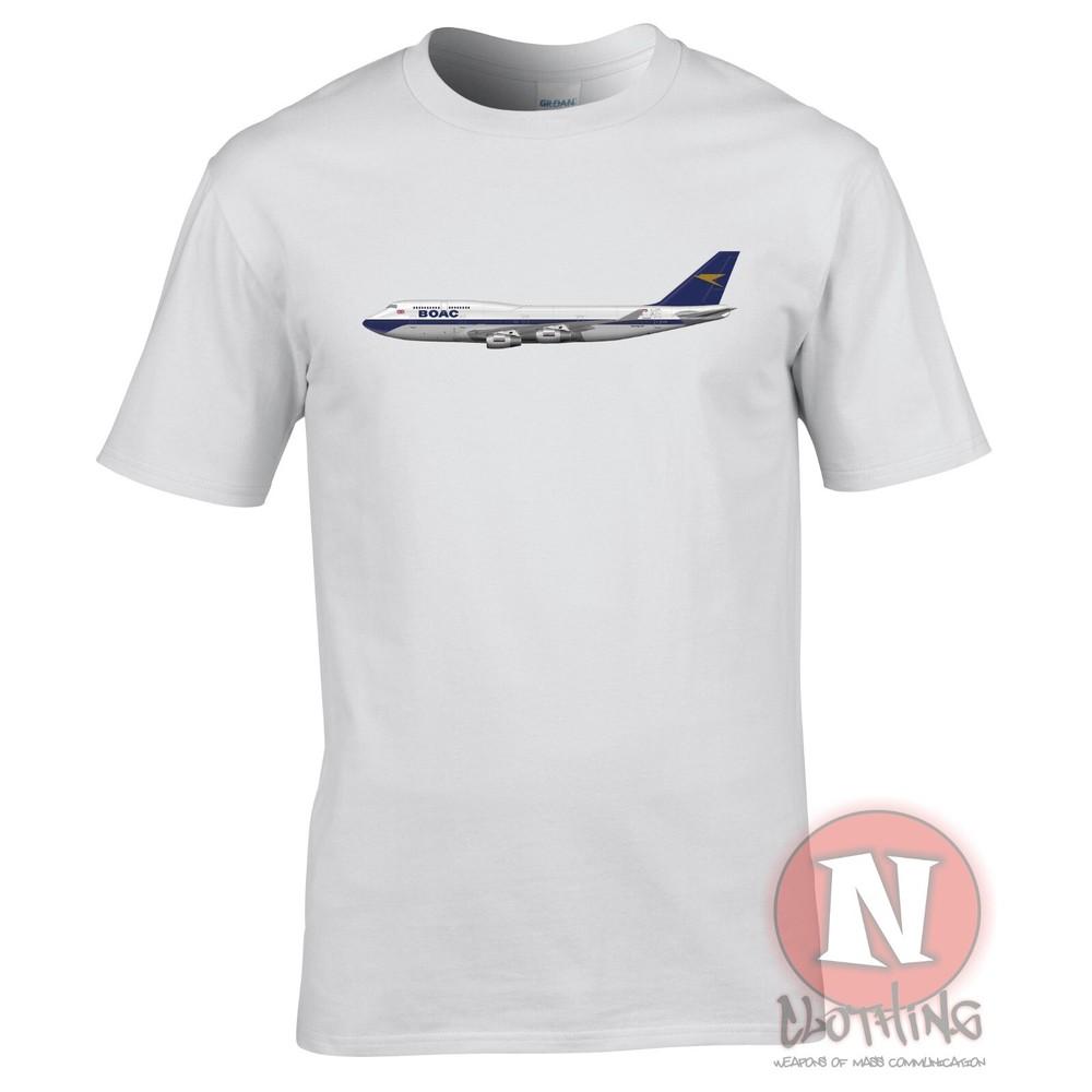 Boac 747 TShirt Ba Anniversary Livery Plane Spotters Airline Crew Airports Tee