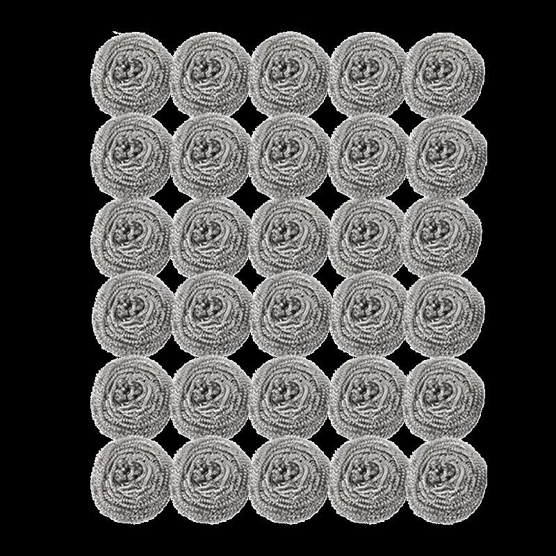 Xiu Shi Jie Stainless Steel Scourer Balls, 30-Pack