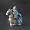 Medieval Knight Serie Figures Building Blocks Warrior Soldiers Guards Lion Heart Hospital Teutonic Knight Battle Pastor Kid Gift