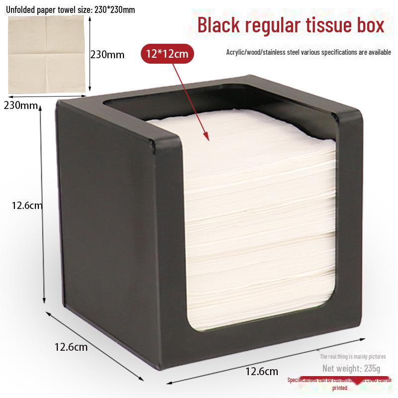 Square Tissue Box - Restaurant & Hotel Napkin Holder