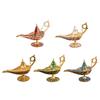 Ornaments Legend Aladdin Magic Genie Lamp Crafts Wishing Lamps Home Table Decoration Gift Collectable Metal Accessories
