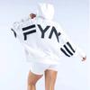 Women's Hooded Long Sleeve Sweatshirt Loose Fit Loungewear Letter Print Pullover Hoodie