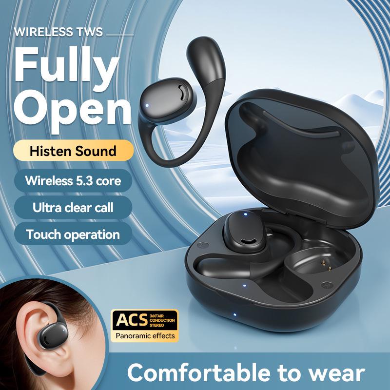 2024 Premium OWs Earhook Bluetooth Earbuds M56: High-end Noise Cancelling, Long Battery Life Sports Earbuds
