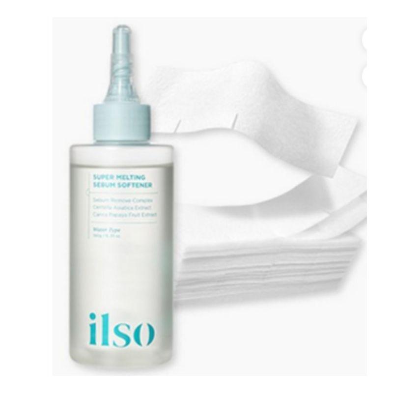 ILSO Super Melting Sebum Softener 150g + Adhesive Cotton Pads 40pcs Set