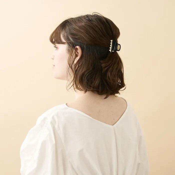 [Alexandre de Paris] Vendôme Hair Clip Black 4.5