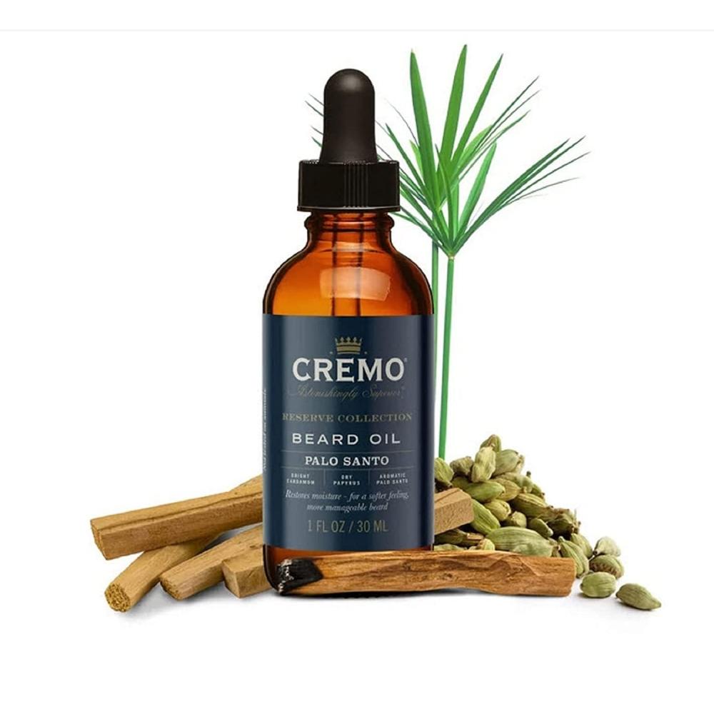 Cremo Reserve Collection  Revitalizing Beard Oil  Palo Santo  1 Fl Oz  30 Ml 