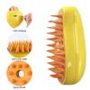 Chat chien brosse à vapeur brosse à vapeur pulvérisateur électrique pour Massage outil de toilettage pour animaux de compagnie perte 3 en 1 pulvérisateurs électriques peignes de Massage