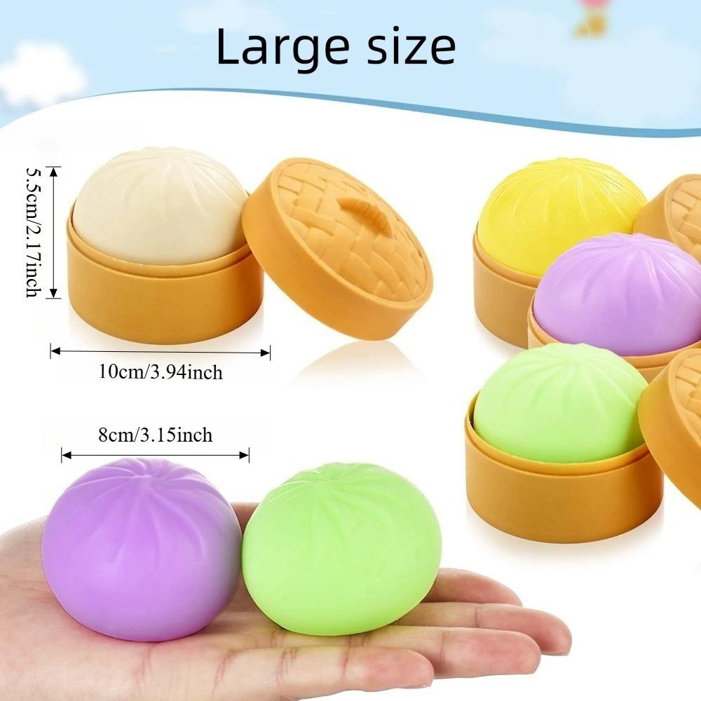 Kids Childrens Taba Squishy Colorful Dumpling Stress Relief Toy, Super Soft Squeeze Sensory Fidget Toy for Anxiety ADHD Focus Adults Gift Present