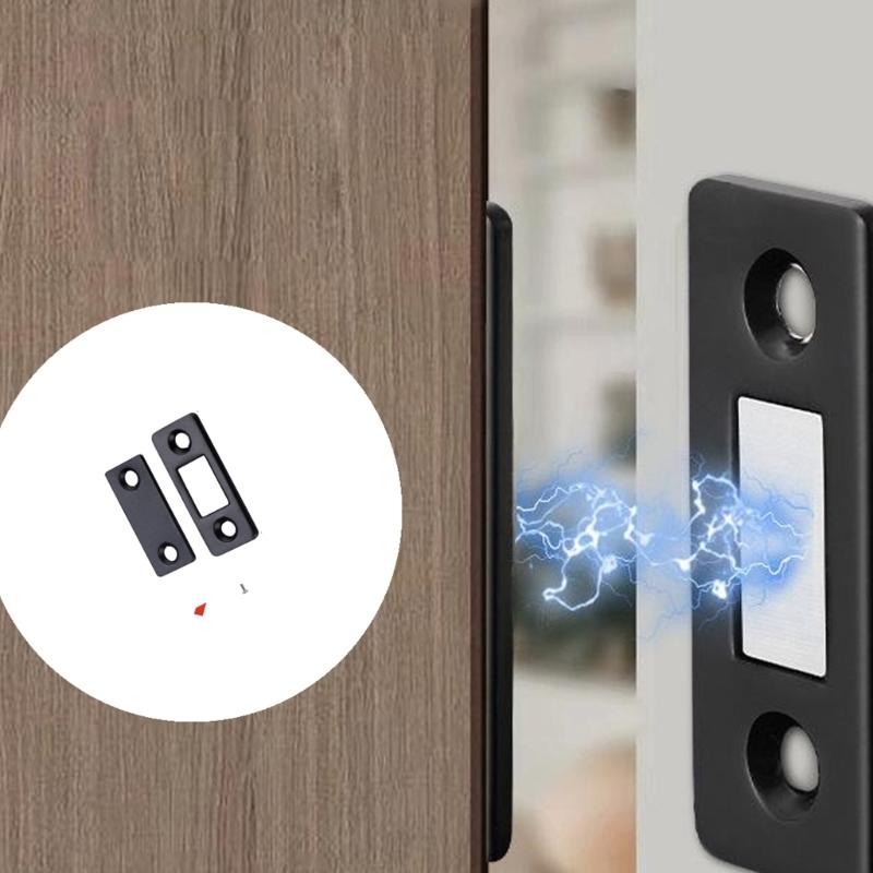 Heavy Duty Stainless Steel Magnetic Cabinet Door Catches Adhesive Drawer Magnets Magnetic Door Holder for Cabinets