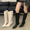 Eilyken Street Style Thin High Heels Pointed Toe Women Knee-High Boots Autumn Winter Party Prom Ladies Shoes
