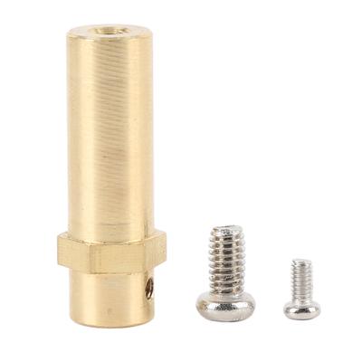 Akselkobling 5MM Messing Høy Styrke Robust Konstruksjon Motorakselkobling for Rustfritt Stål