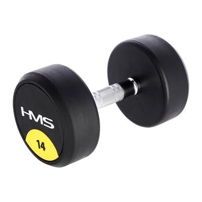 Rubber-coated Dumbbell 14kg HG PRO HMS
