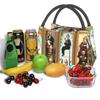Benutzerdefinierte Haunted Mansion Stretching Lunchtaschen Damen Thermokühltasche Isolierte Lunchbox für Arbeit Picknick oder Reise