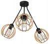 Hanging Lamp, Ceiling Chandelier, Wooden Lampshade, Led