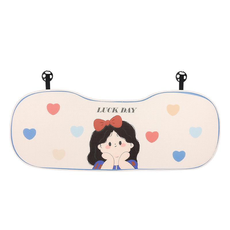 Summer Style Cartoon Princess Car Seat Cushion with Lace Pillow
