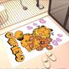 Garfield Print Rug, Washable Floor Carpet, For Entryway Dorm Laundry Room Office Study, Home Decor Birthday Christmas Gift