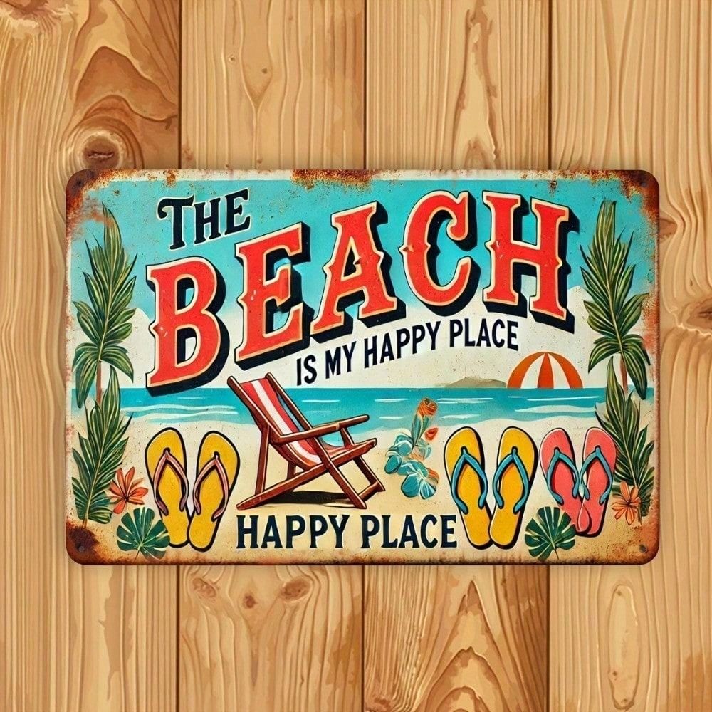 

Vintage Metal Poster Wall Art 8x12 Inch Retro Tin Sign for Bar Home