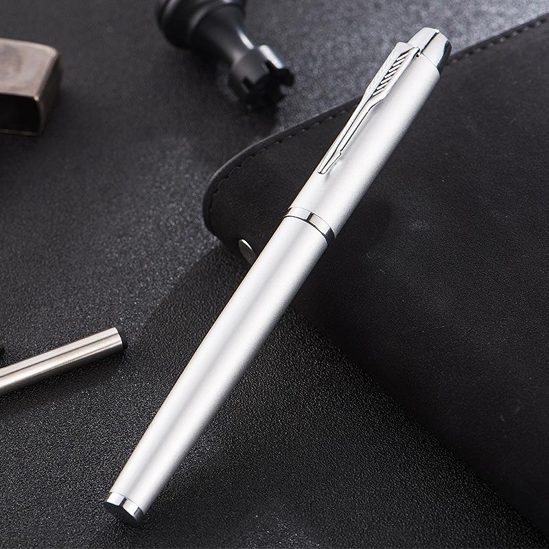 Signature Pen, Metal Gift Box Set, Business Souvenir, Orb Pen, Advertising, Gender-Neutral Pen, Black Fountain Pen Lettering