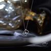 Beixi S925 Silver Envelope Necklace: Women's Simple, Versatile Clavicle Chain with Unique Design