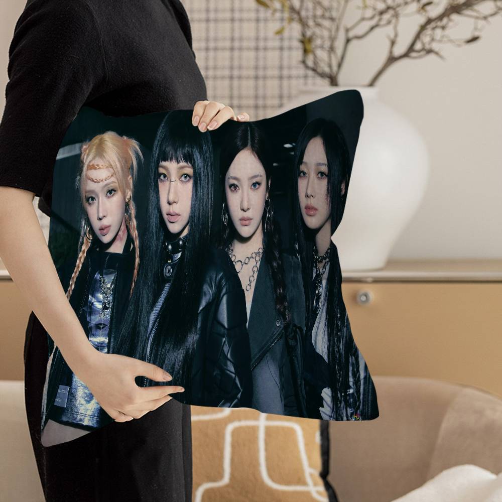 Korean Kpop Group AAespas Cushion Cover Pillowcase Upholstery Sofa Throw Pillow Home Decor Pillowcas