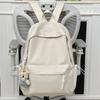 Schoolbag New Japanese Simple College Student Versatile School Bag Junior High School Student Large Capacity Solid Color Leisure Travel Backpack