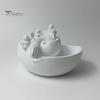 Santorini Inspired Desk Organizer Santorinistyle Catchall Bowl, Catch All Tray Organizer, Greek Island Desktop Decor, Shell Elegant Ring And Bracelet