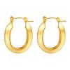 Autumn and winter new titanium steel earrings French fashion simple high-end jewelry personalized niche geometric earrings