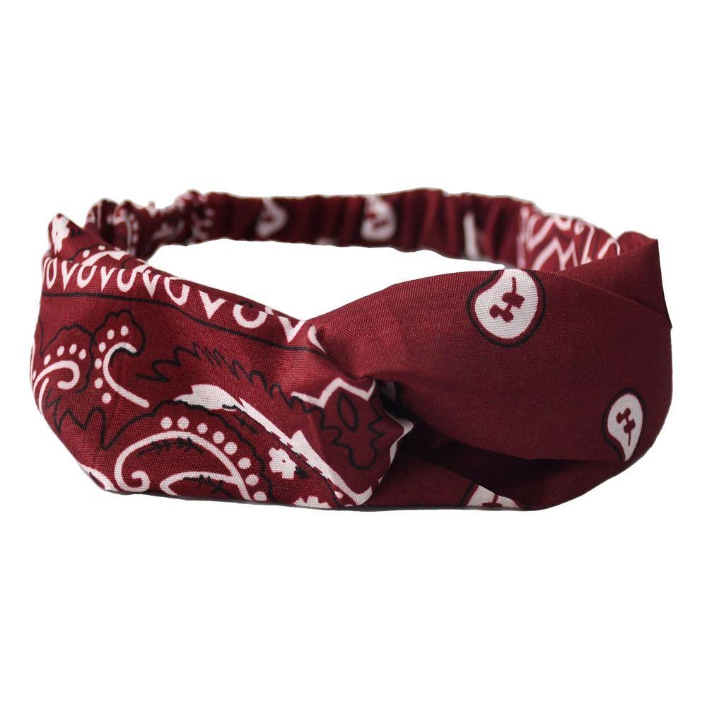Cashew Print Cashew Nut Print Headband Boho Bandanas Elastic Headband  Dance